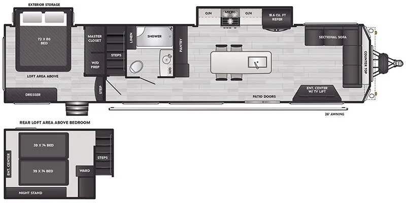 2027 Keystone Residence 401FLSL floor plan