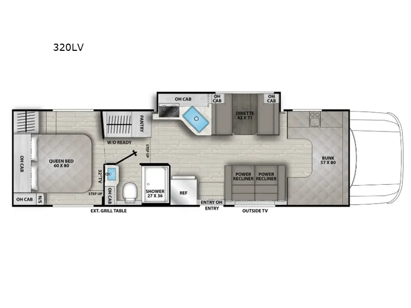 2026 Coachmen Entourage 320LV - Floor plan