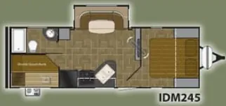 Heartland Mallard IDM245 floor plan