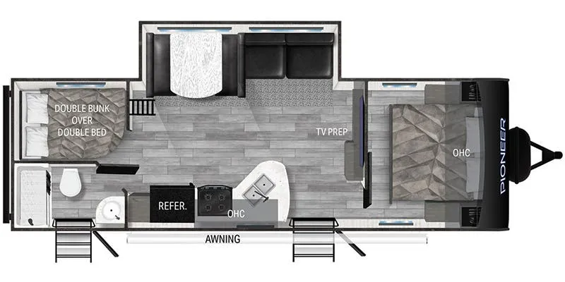 Heartland Pioneer PI BH 270 floor plan