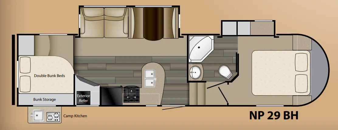 Heartland North Peak 29 BH floor plan