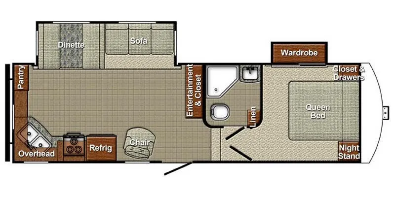 Gulf Stream Sedona 26FRKW floor plan