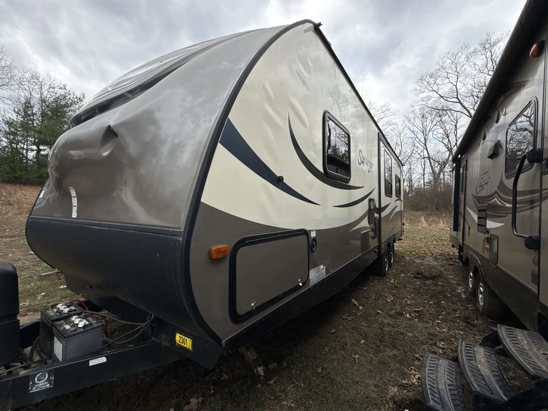 2017 Forest River Surveyor 265RLDS — off campside