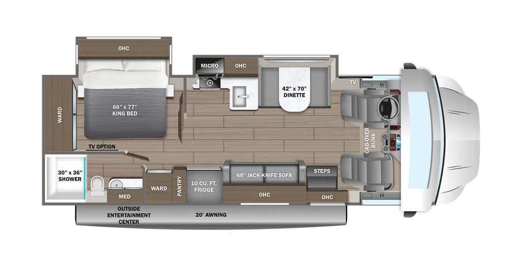 2024 Jayco Greyhawk XL 32U floor plan