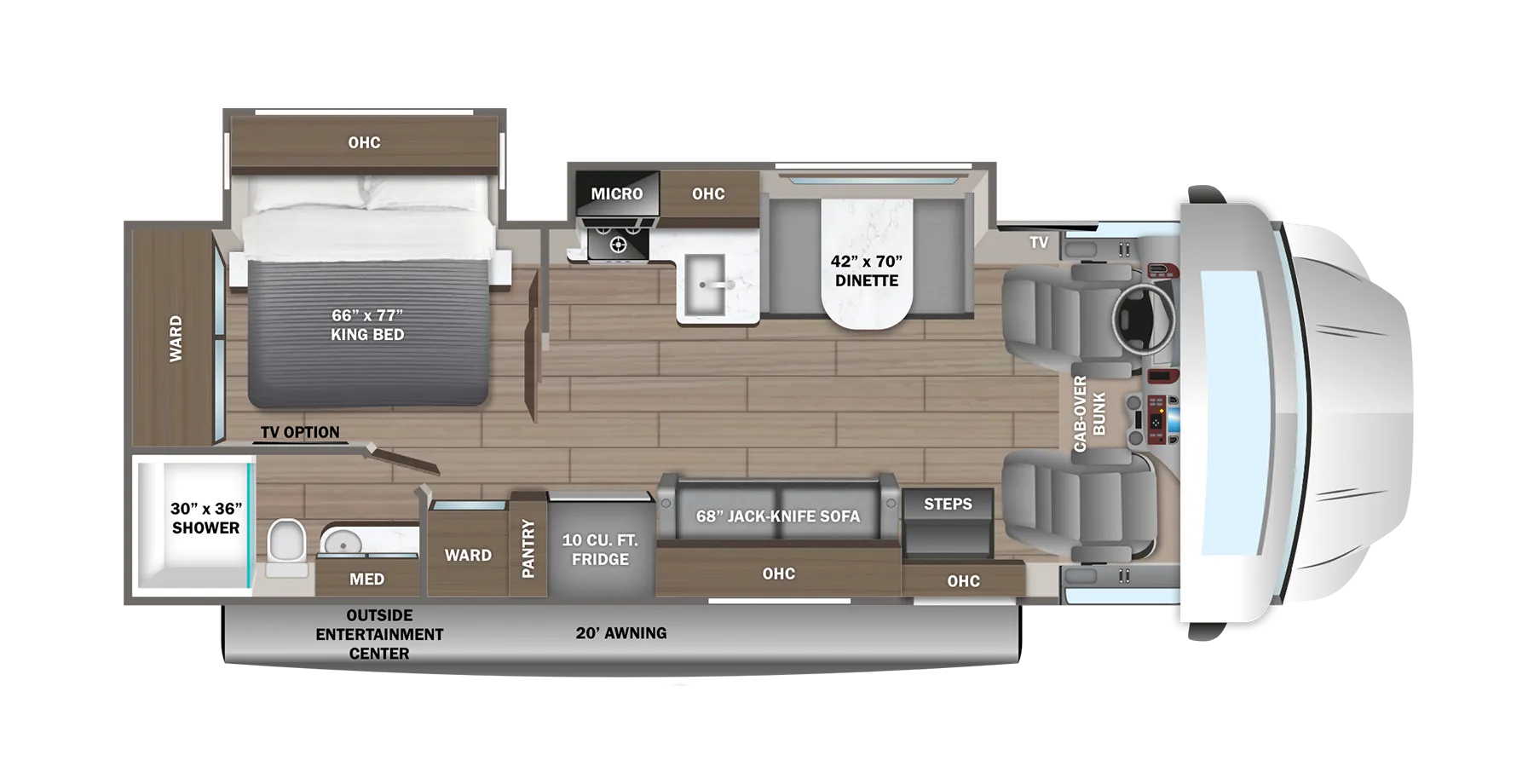 Jayco Greyhawk XL 32U floor plan