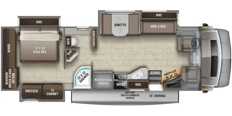 Entegra Coach Accolade 37HJ floor plan