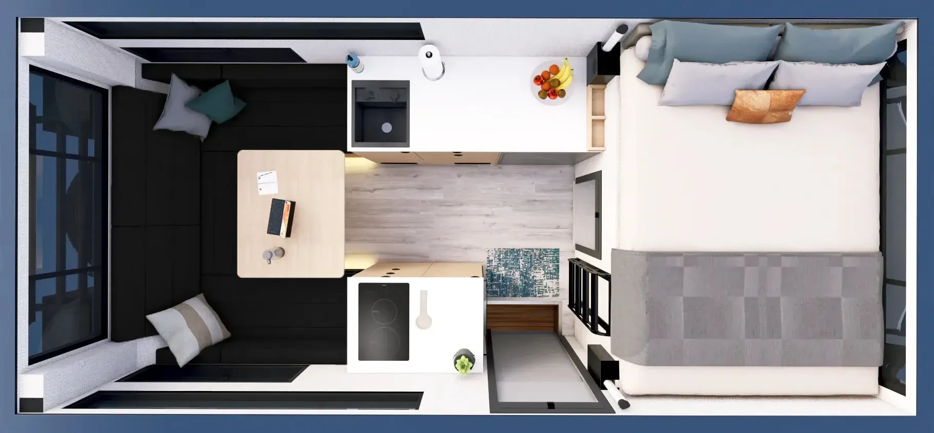Rossmonster Baja Plus EX floor plan