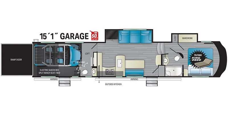 Heartland Cyclone CY 4115 floor plan