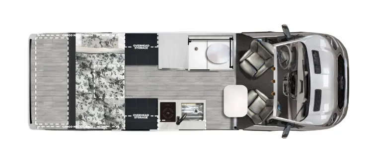 Pleasure-Way Ontour 2.2 RB 22 RB VERITAL STORAGE floor plan