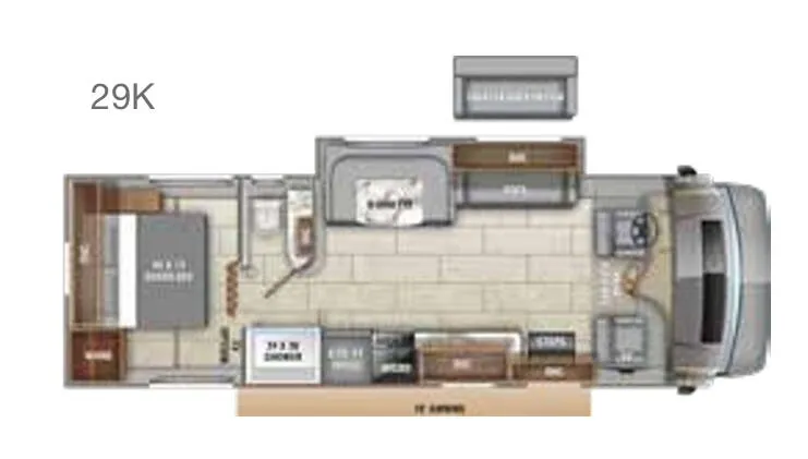 Entegra Coach Odyssey 29K floor plan
