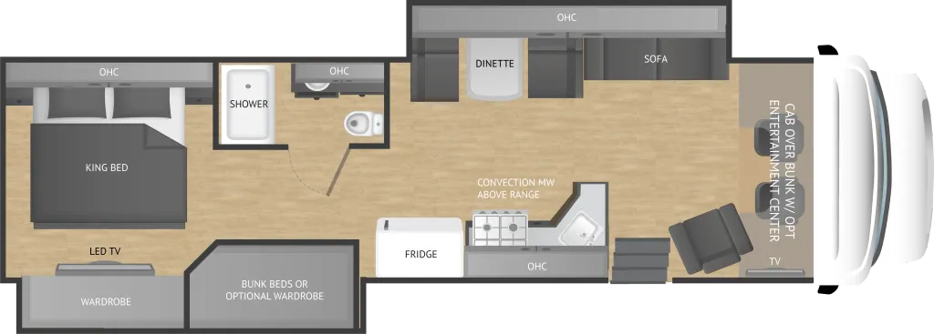 2024 NeXus RV Ghost 36DS floor plan
