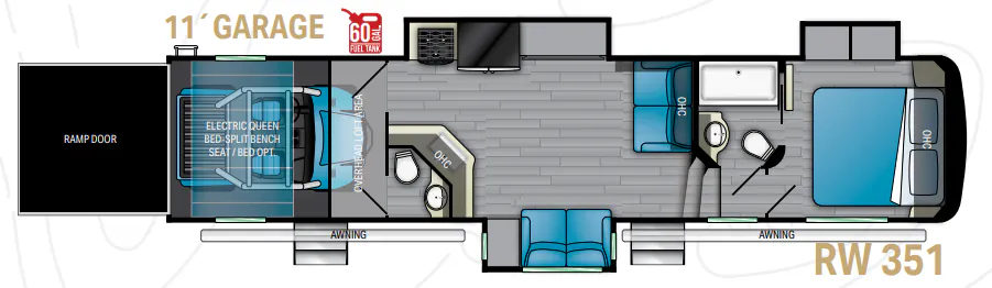 Heartland Road Warrior 351 floor plan