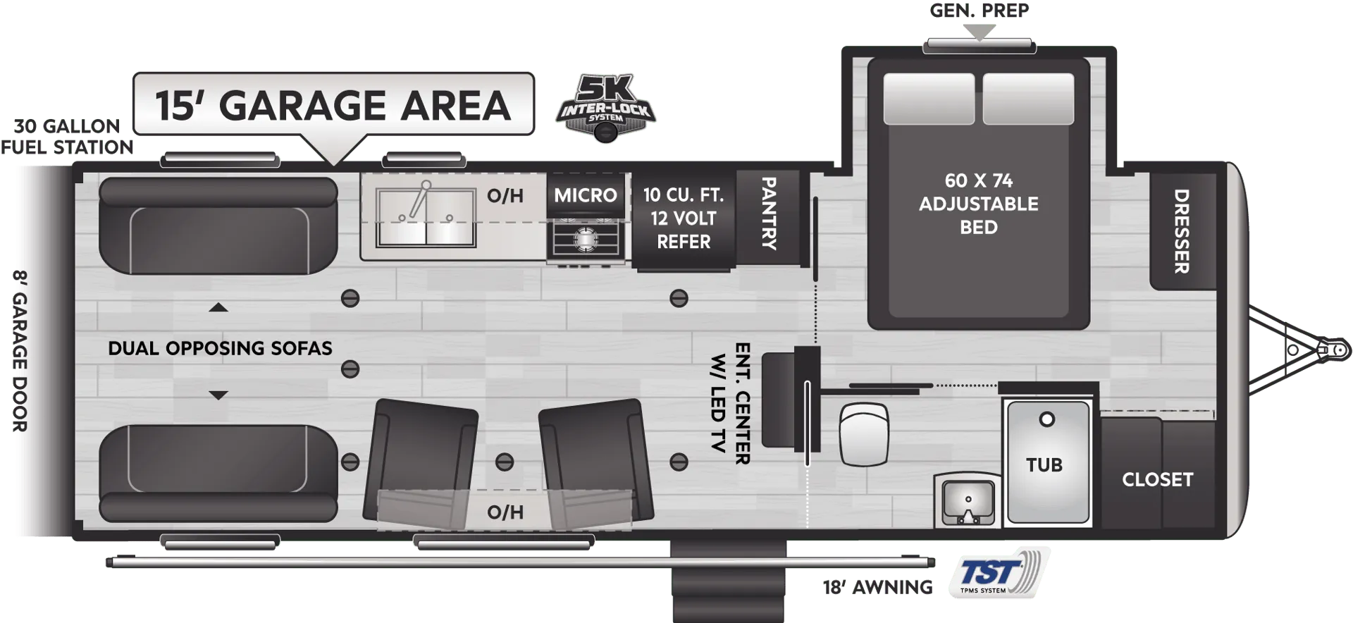 Keystone Fuzion Impact 25V floor plan