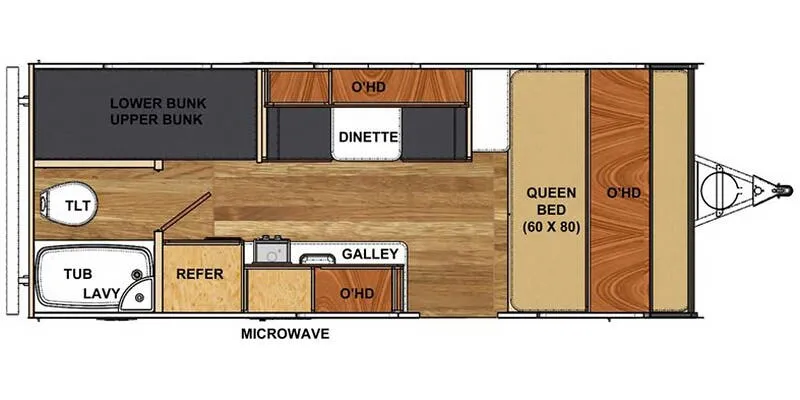 Eclipse Milan T16MBH floor plan