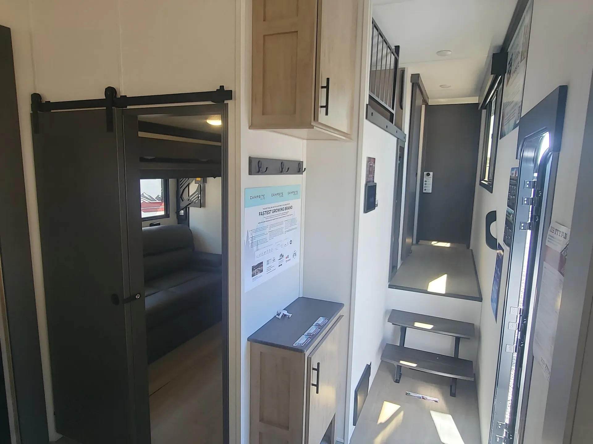 2027 Forest River Campsite Elite 36RF — fridge open