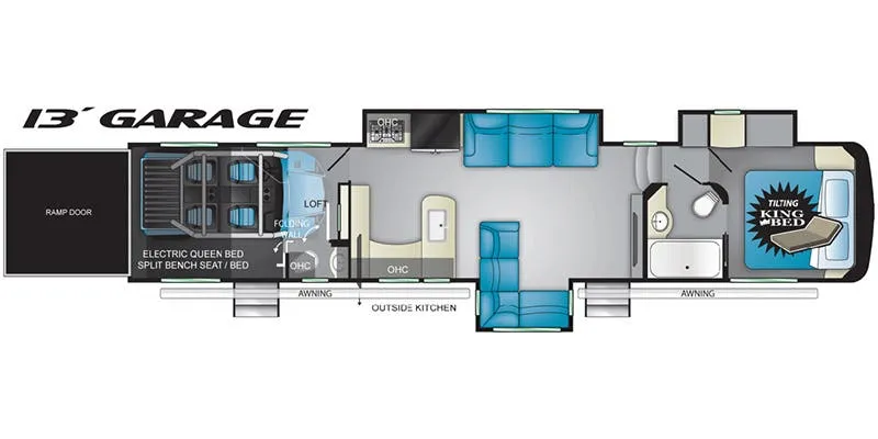 Heartland Cyclone CY 4005 floor plan