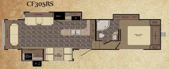 CrossRoads Cruiser CF305RS floor plan