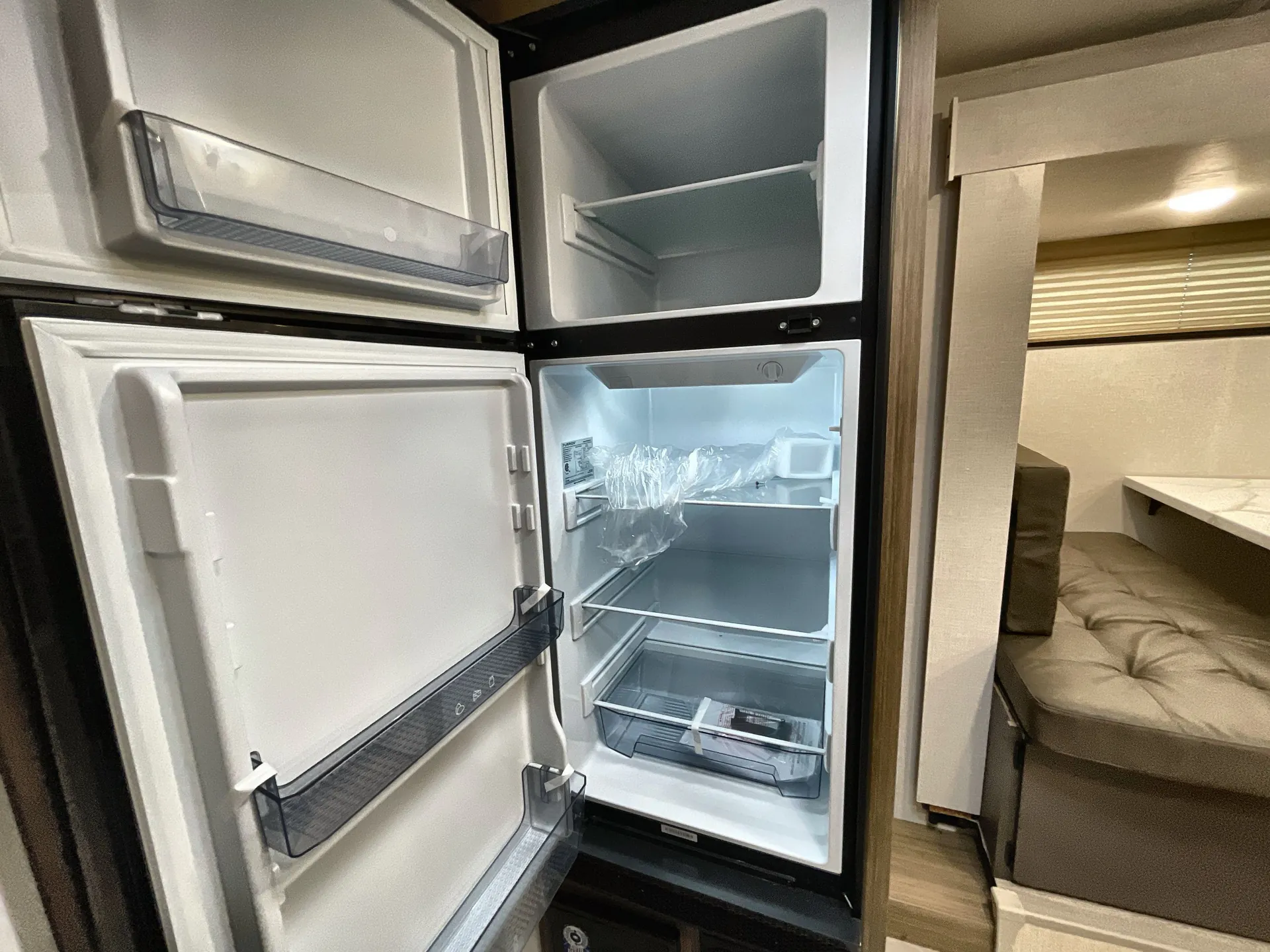 2026 Forest River Wildwood FSX 177ICE — fridge open