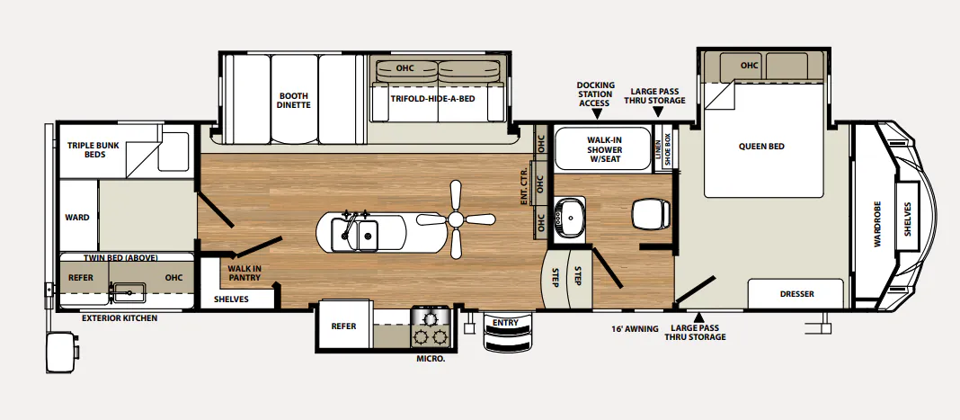 Forest River Sierra Select 30IOK floor plan