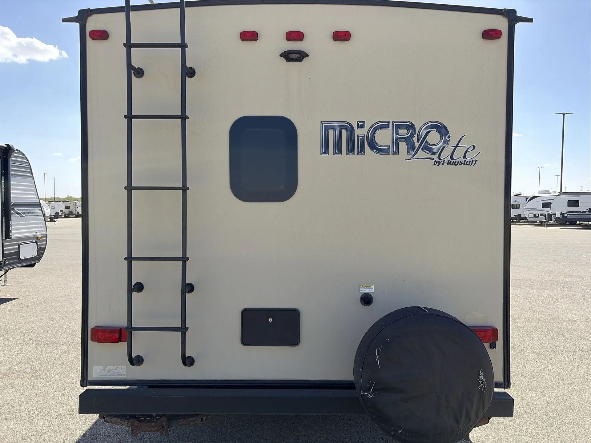 2018 Forest River Flagstaff Micro Lite 23LB — backside