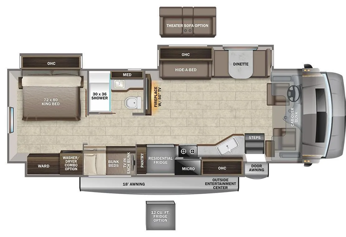 Entegra Coach Accolade 37L floor plan
