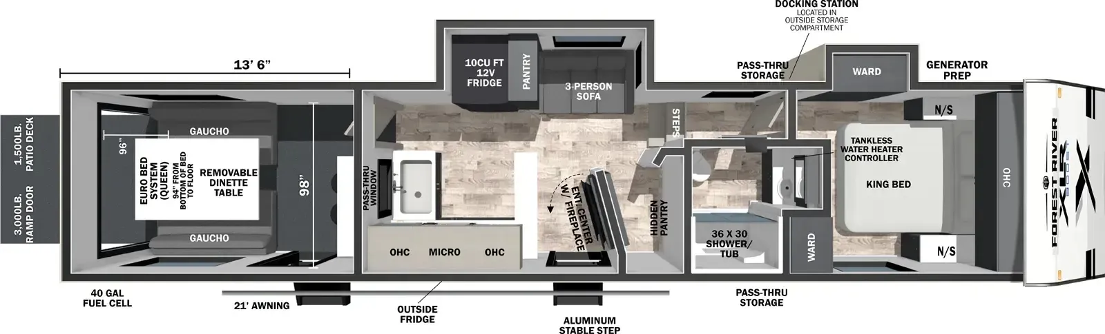 2027 XLR Boost 363BX - Floor plan