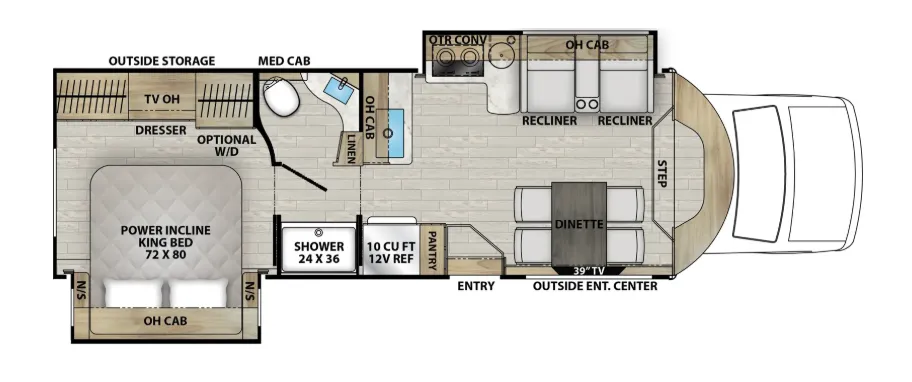 Coachmen Concord 321DS floor plan
