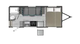 Winnebago Micro Minnie 1720FB floor plan