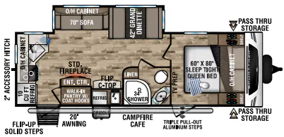 Venture RV SportTrek ST251VRK floor plan