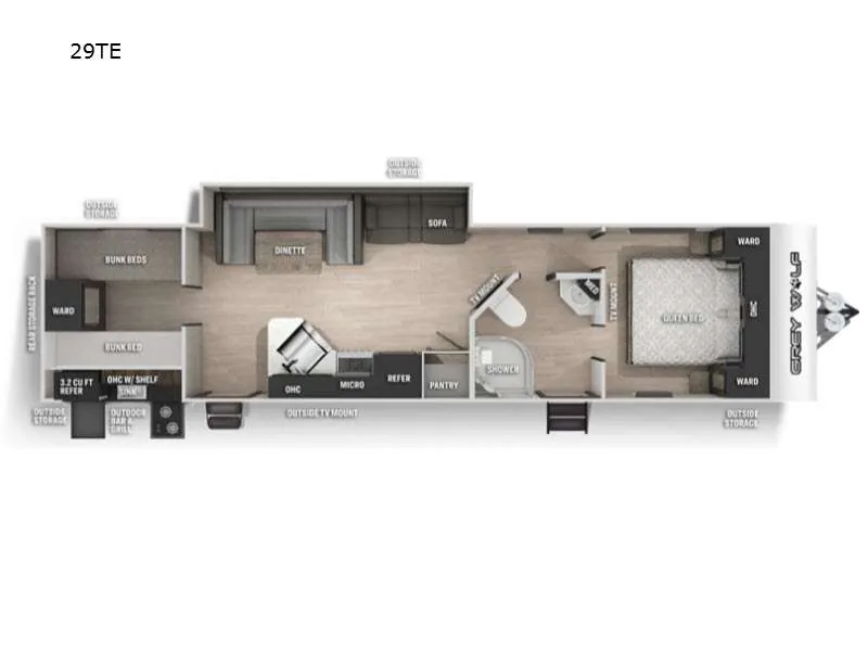 2021 Forest River Cherokee Grey Wolf 29TE - Photo 3