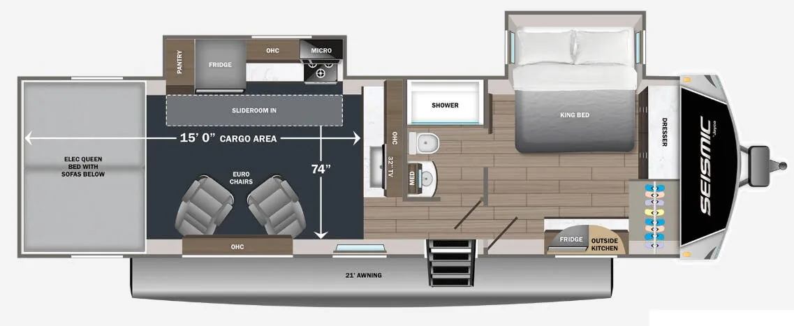 Jayco Seismic 265 floor plan