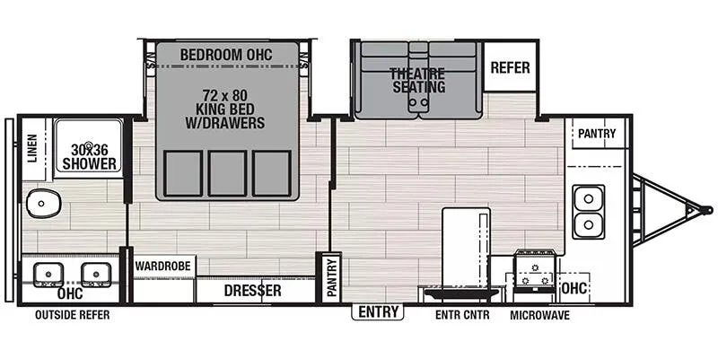 2024 Coachmen Northern Spirit 2565FK floor plan