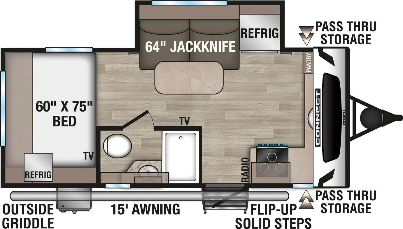 K-Z Connect Mini CM181FKK floor plan