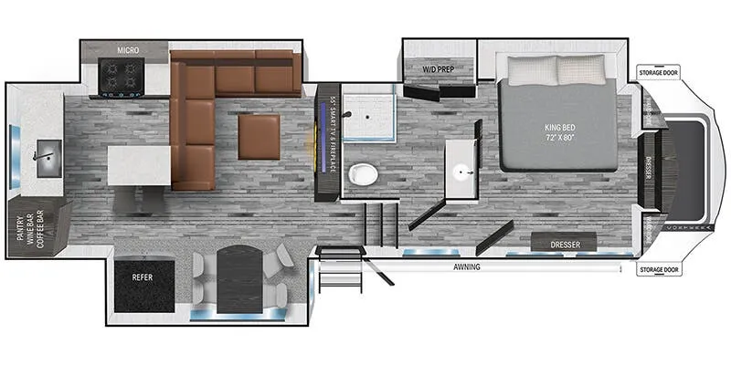 Heartland Corterra CT 3.2 floor plan
