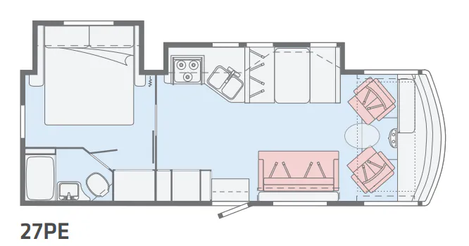 Winnebago Vista 27PE floor plan