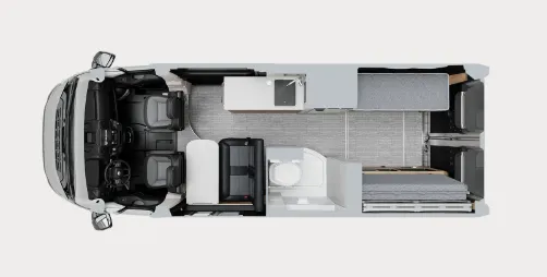 2027 Airstream Rangeline 21PS - Floor plan