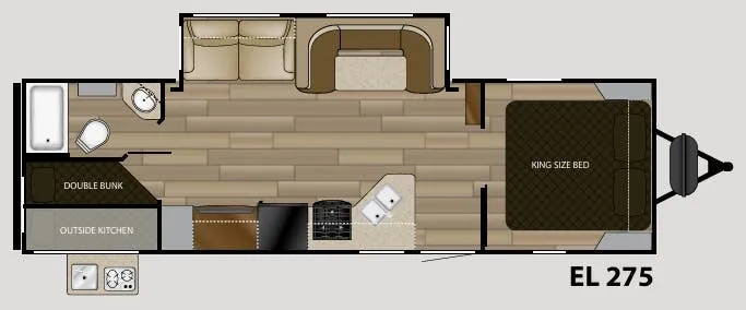 Cruiser RV Embrace 275 floor plan