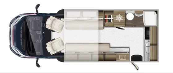 Auto-Trail Tracker EKS floor plan