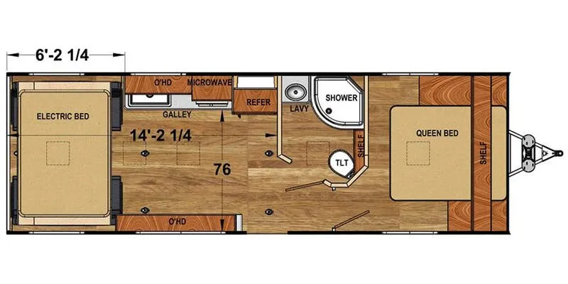 2024 Eclipse ATTITUDE 23FSE floor plan