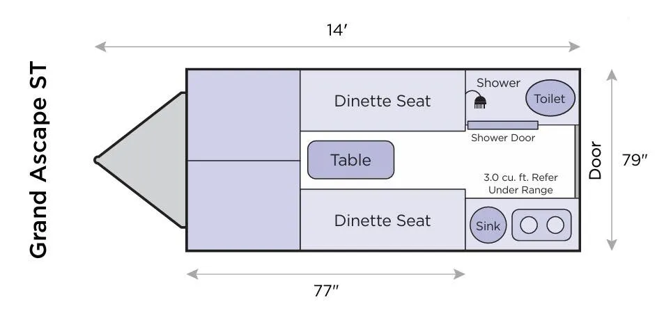 Aliner Grand Ascape ST floor plan