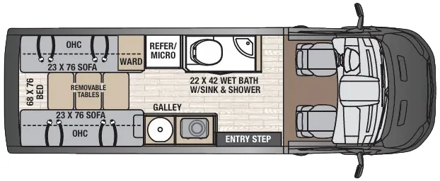 Coachmen Beyond 22D floor plan