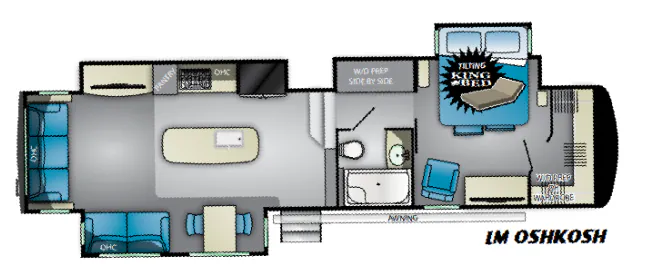 Heartland Landmark LM Oshkosh floor plan