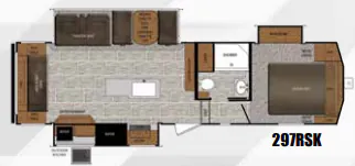 Prime Time Crusader 297RSK floor plan