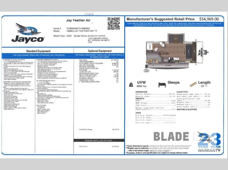 2026 Jayco Jay Feather Air 19MBS - Photo 3