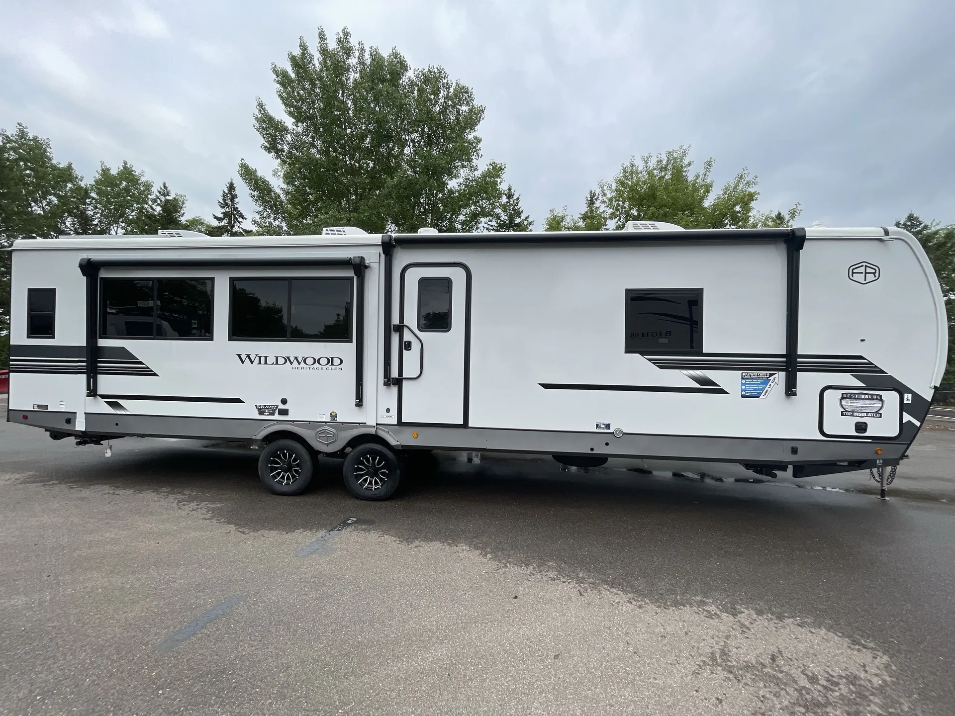 2027 Forest River Wildwood Heritage Glen 308RL — campside