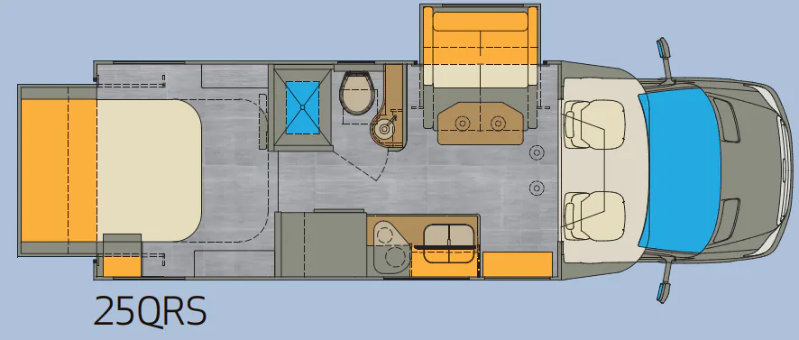 Renegade RV Villagio 25QRS floor plan