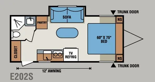 K-Z Spree Escape E202S floor plan