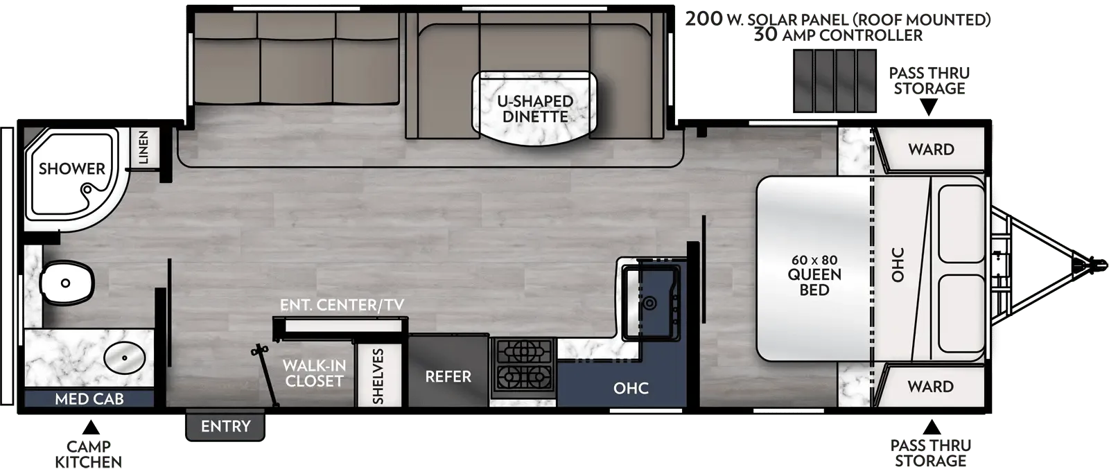2024 Coachmen Apex 265RBSS - Floor plan