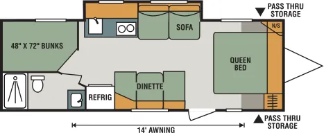 K-Z Escape E231BH floor plan