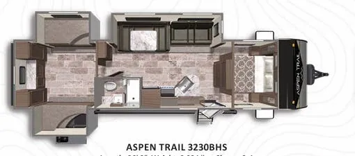Dutchmen Aspen Trail 3230BHS floor plan